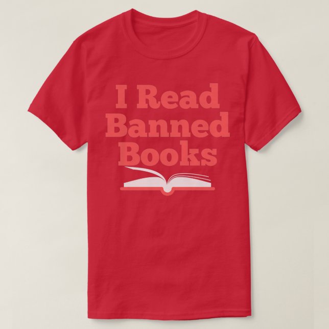 Camiseta LECTURA DE LIBROS PROHIBIDOS Lector leyendo libro  (Diseño del anverso)