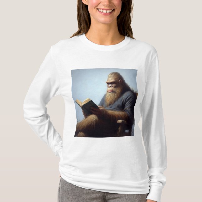 Camiseta Lectura de pie de página (Anverso)
