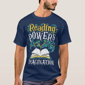 Camiseta Lectura de Poderes Libros de Imaginación Lecturas 