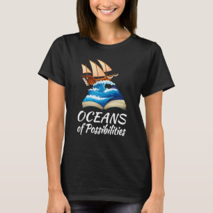 Camiseta Lectura de verano océanos de posibilidades Lectura