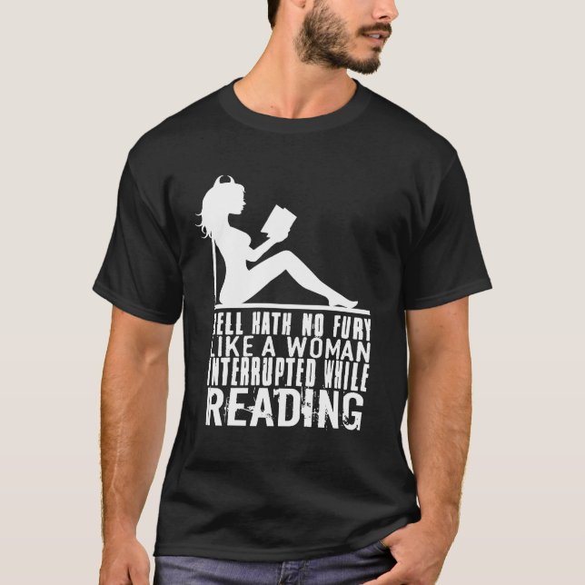 Camiseta Lectura - Diseño Devilish Para Los Lectores! (Anverso)