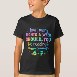 Camiseta Lectura Divertida 67 Profesor Seis Siete Lectura 6