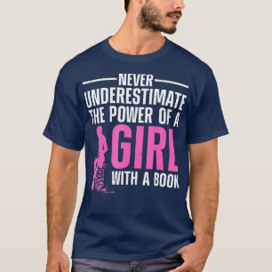 Camiseta Lectura divertida para Chicas Bookworm Novel Book