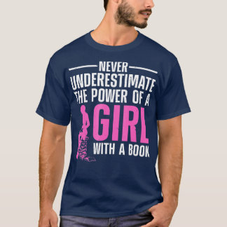 Camiseta Lectura divertida para Chicas Bookworm Novel Book