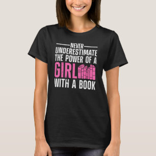 Camiseta Lectura divertida para Chicas Bookworm Novel Book