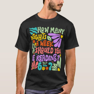 Camiseta Lectura Divertida Seis Siete Libro de Memes Amante
