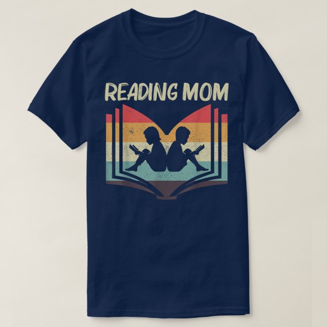 Camiseta Lectura Fría Para Mamá Amante De Los Libros Libros (Diseño del anverso)