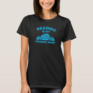 Camiseta Lectura genial para hombres y mujeres libro nerd l