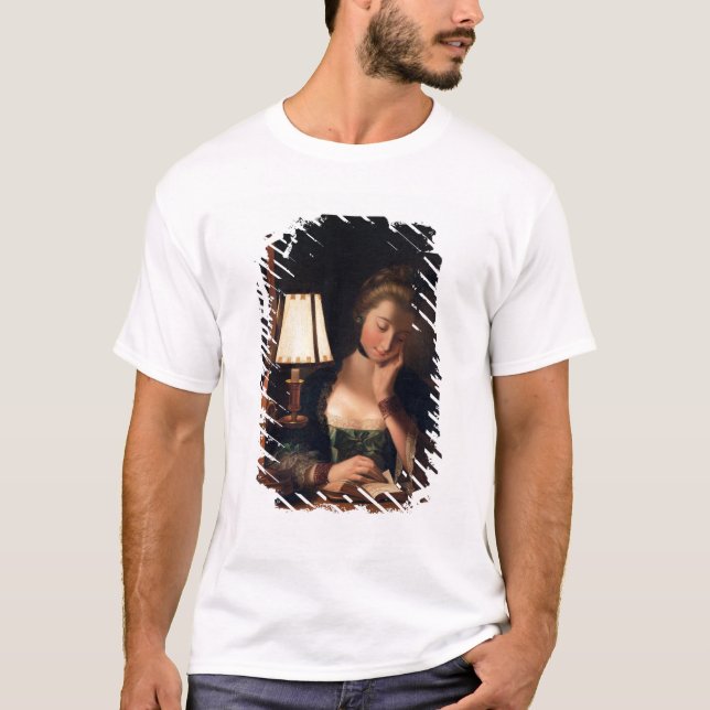 Camiseta Lectura por una sombra de la Papel-campana, 1766 (Anverso)
