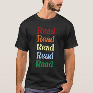 Camiseta LECTURA x 5 biblioteca de lectura arcoíris angusti
