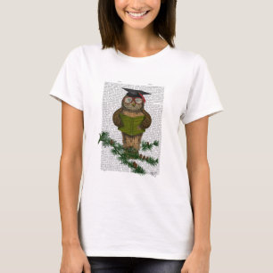 Camiseta Lecturas de búho en rama