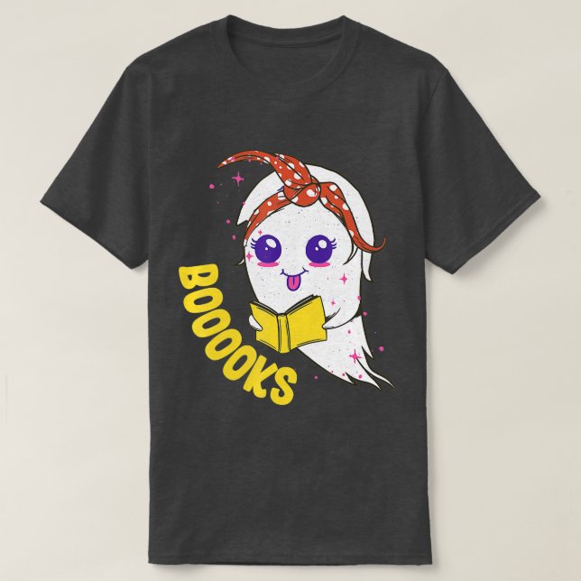 Camiseta Lecturas de libros fantasma para profesores - saló (Diseño del anverso)