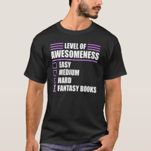 Camiseta Lecturas de libros fantásticos