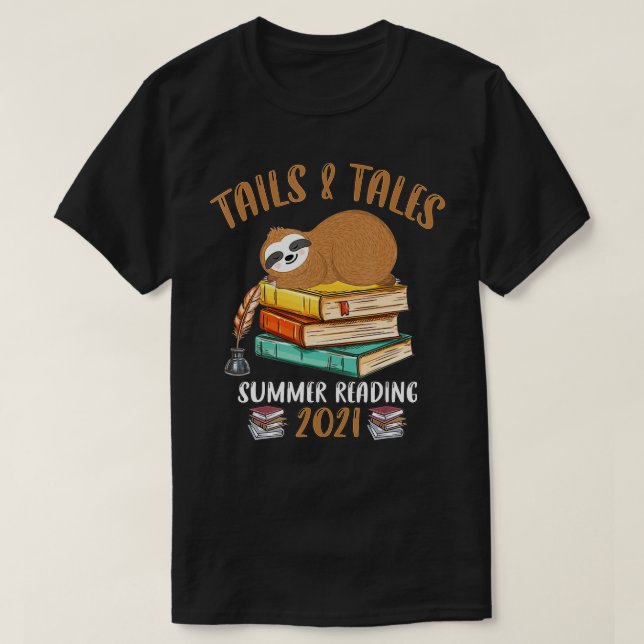 Camiseta Lecturas De Verano De Tails And Tales 2021 Lov De  (Diseño del anverso)