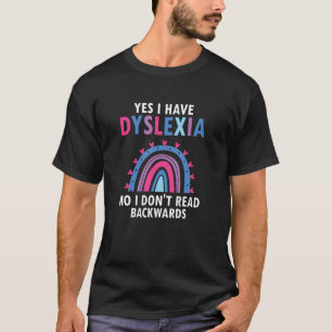 Camiseta Lecturas disléxicas para la conciencia de los prof