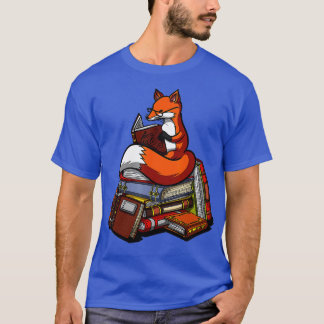 Camiseta Lecturas en libros de Fox de mujeres bibliotecaria