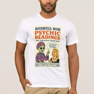 Camiseta Lecturas psíquicas de Roswell Aliens Retro