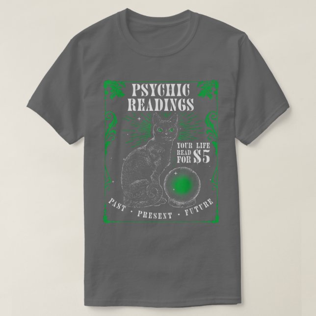 Camiseta Lecturas psíquicas Leer espiritualmente a los cant (Diseño del anverso)