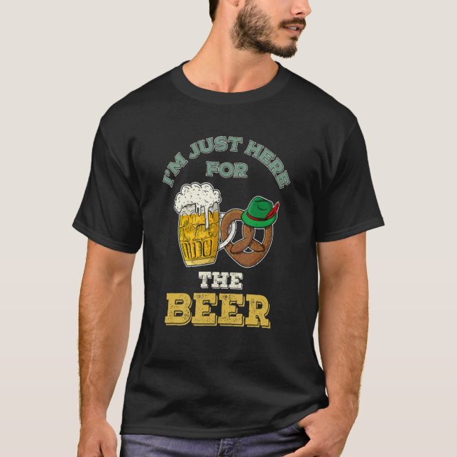 Camiseta Lederhosen Dirndl Beer Beer Mug Volksfest Bavaria  (Anverso)