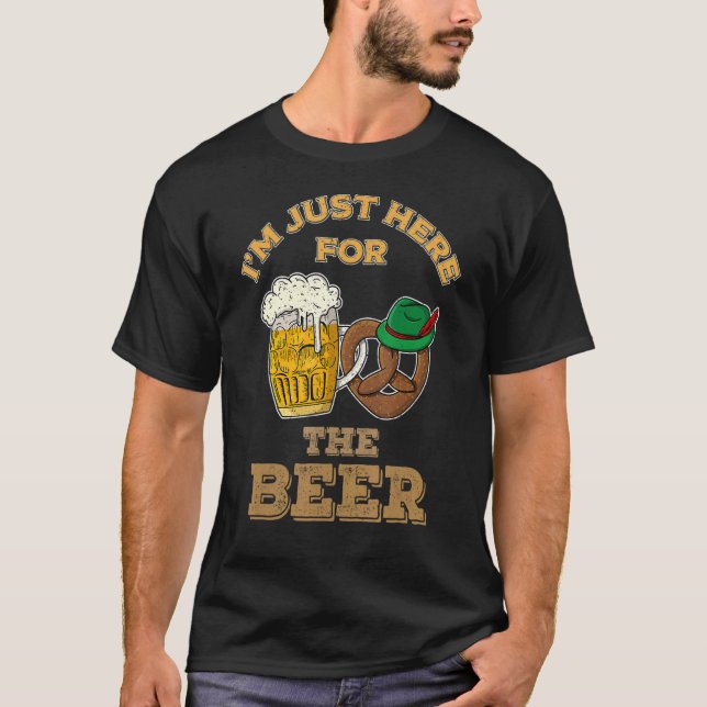 Camiseta Lederhosen Dirndl Beer Beer Mug Volksfest Bavaria (Anverso)
