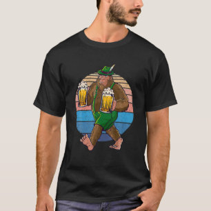 Camiseta Lederhosen Vintage Oktoberfest Hombres Mujeres P
