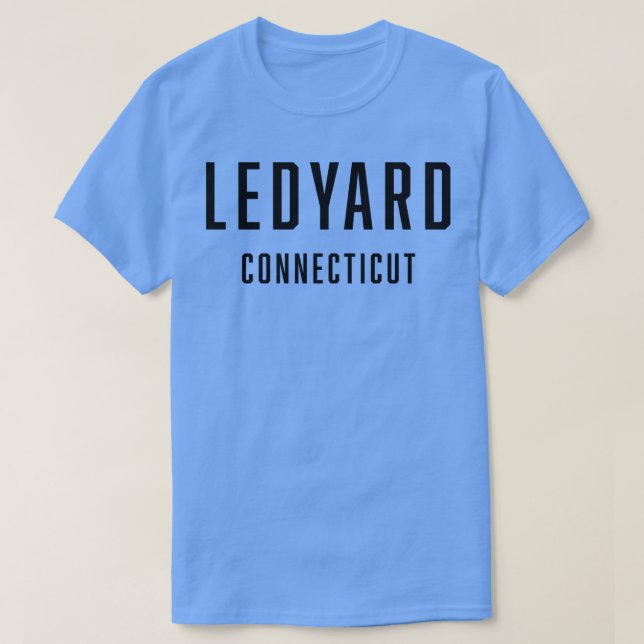 Camiseta Ledyard Connecticut TShirt (Diseño del anverso)