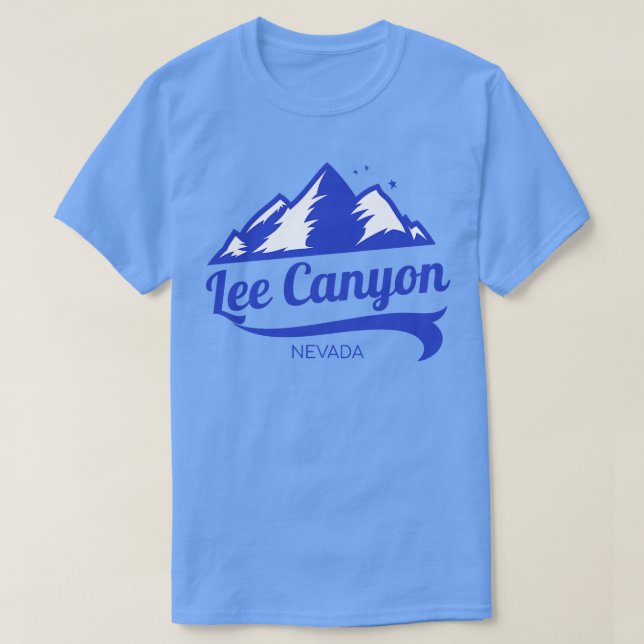 Camiseta Lee Canyon ski Nevada (Diseño del anverso)