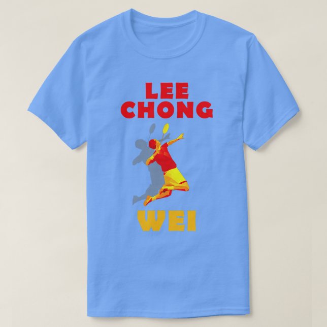 Camiseta Lee Chong Wei Badminton Tee (Diseño del anverso)