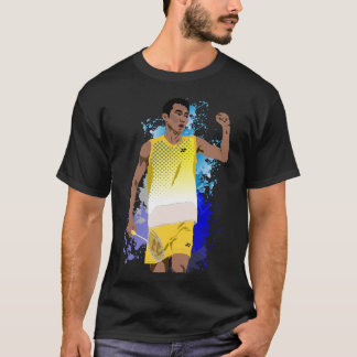 Camiseta Lee Chong Wei Dibujo animado Black - Bádminton