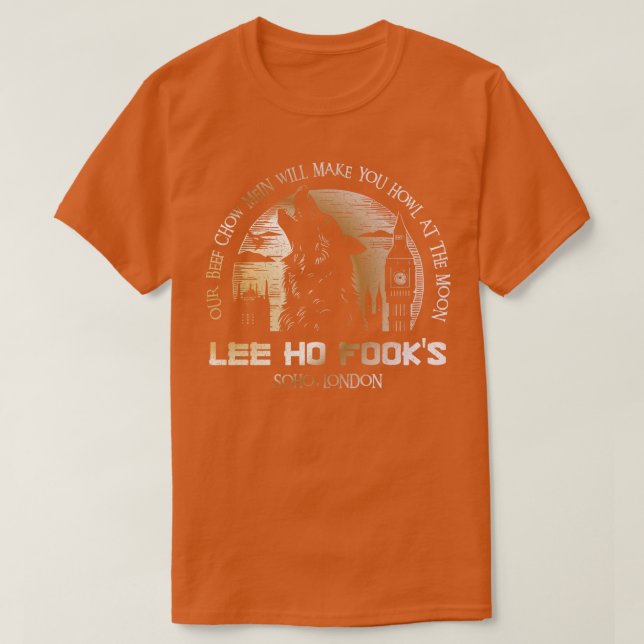 Camiseta Lee Ho Fooks Soho Londres 1978 Warren Zevon Werewo (Diseño del anverso)