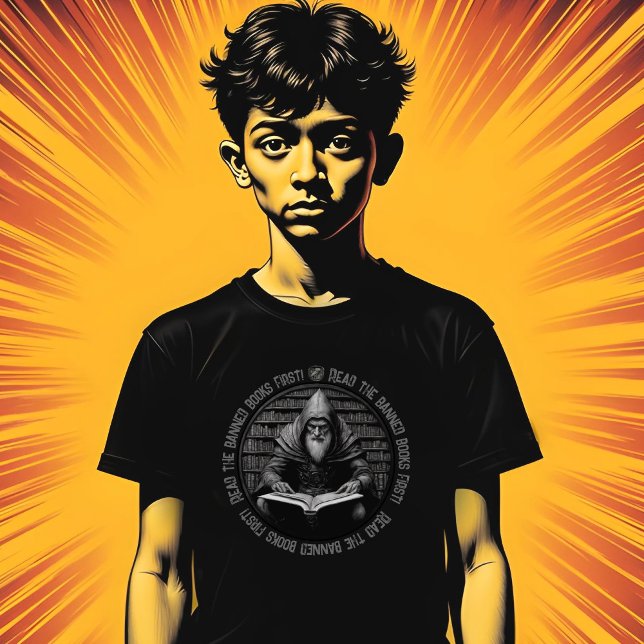 Camiseta Lee primero los libros prohibidos (Subido por el creador)