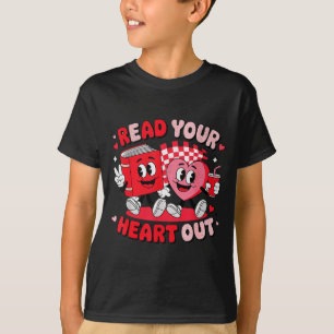 Camiseta Lee tu corazón fuera día de San Valentín profesor