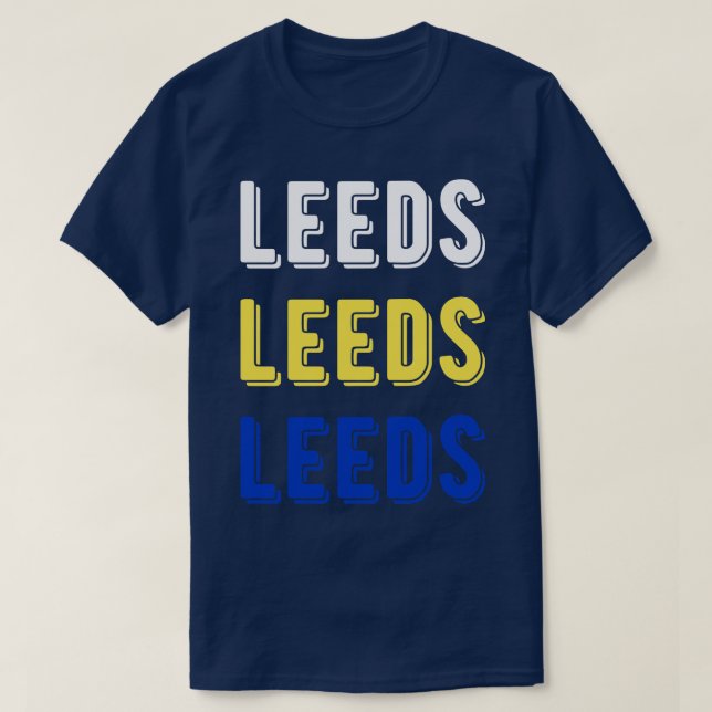 Camiseta Leeds Leeds Leeds Leeds (Diseño del anverso)