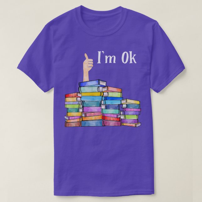 Camiseta Leer A Los Amantes Del Libro Me Gusta El Día De Lo (Diseño del anverso)