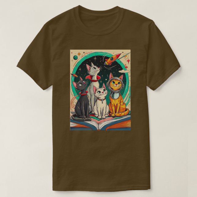 Camiseta Leer abre una puerta de enlace a las aventuras de  (Diseño del anverso)
