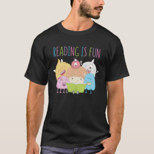 Camiseta Leer al profesor es divertirse con el libro de un