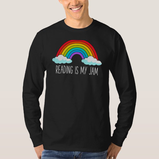 Camiseta Leer al profesor Rainbow Leopard Leading is my Jam (Anverso)