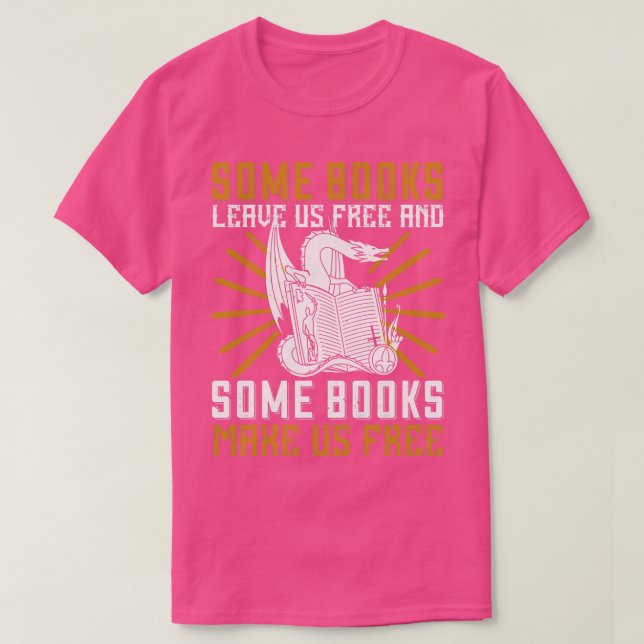 Camiseta Leer algunos libros nos hace libres (Diseño del anverso)