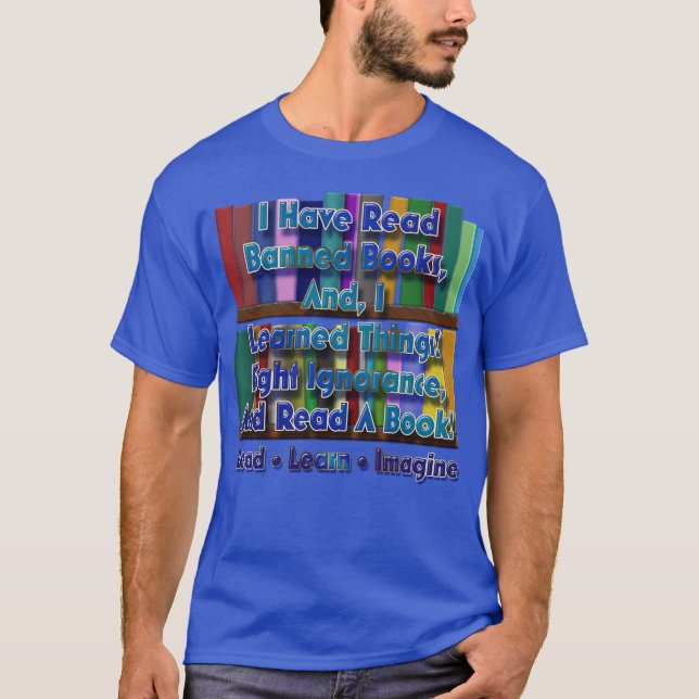 Camiseta Leer, aprender e imaginar (Anverso)