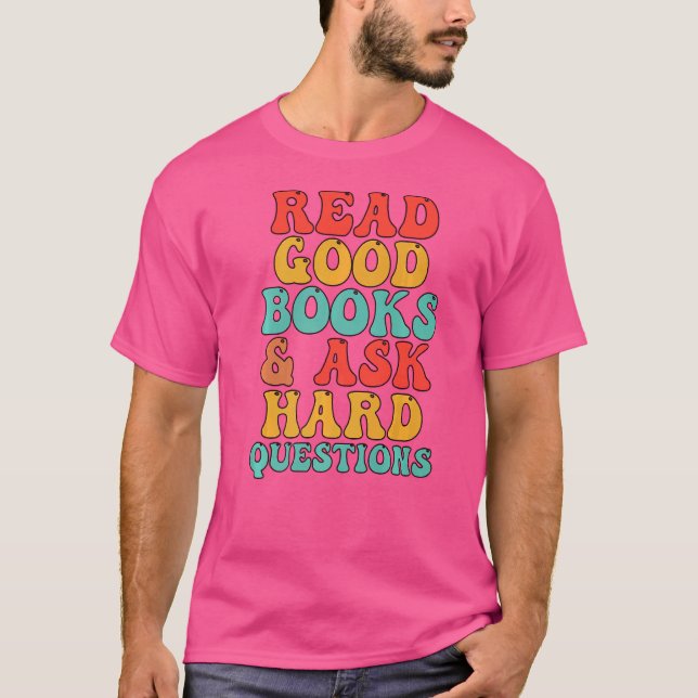 Camiseta Leer buenos libros Leyendo interventi de lectura d (Anverso)