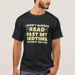Camiseta Leer después de mi hora de acostarme