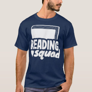 Camiseta Leer el amante de los libros escuadrones y leer al