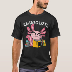 Camiseta Leer el libro Axolotl Divertido leyendo a Fish Bo