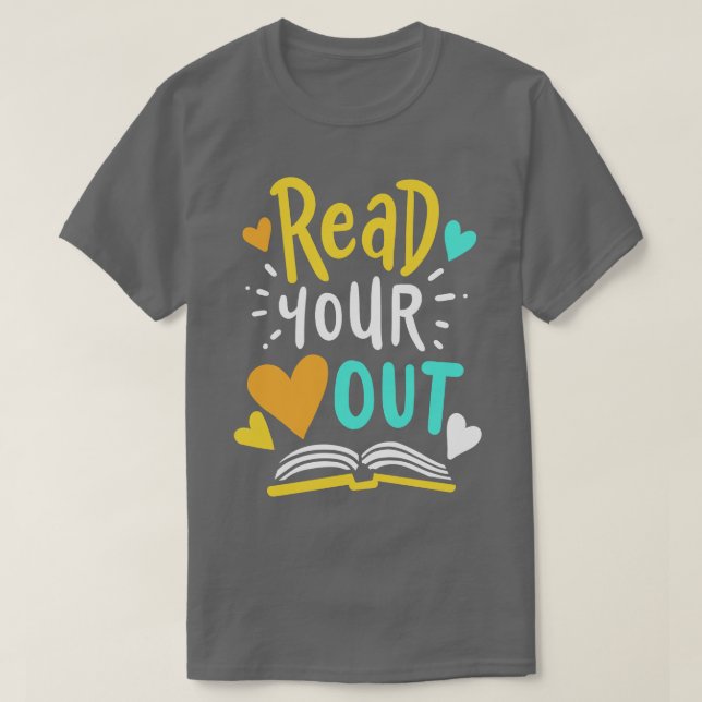 Camiseta Leer el libro de profesores de inglés que dice: (Diseño del anverso)