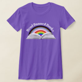 Camiseta Leer el orgullo de progreso de los libros prohibid