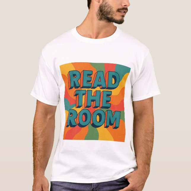 Camiseta Leer el Retro de la Sala (Anverso)