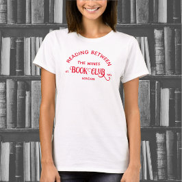 Camiseta Leer entre el Wines Book Club Red Escudo