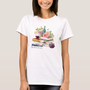 Camiseta Leer entre los vinos