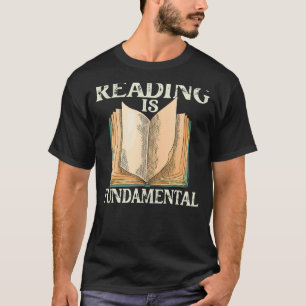 Camiseta Leer es fundamental para la literatura geek litro