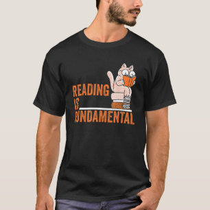 Camiseta Leer es fundamental para la literatura geek litro 